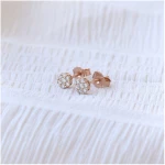 Eppi Silberne Ohrringe mit Lab Grown Diamanten Tiffany
