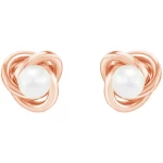 Eppi Ungewöhnliche Ohrringe aus Gold mit Perlen Chiarla