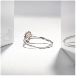 Eppi Verlobungsring mit einem zertifizierten rosa Lab Grown Diamanten Bayo