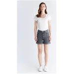 Evermind Women's Mom Shorts-WN3010