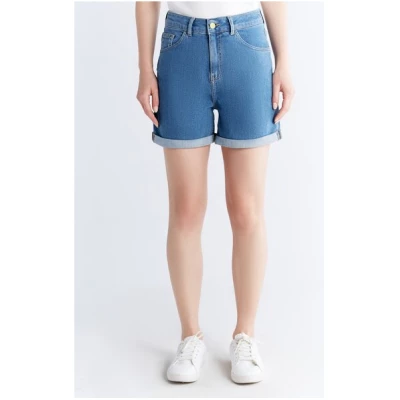 Evermind Women's Mom Shorts-WN3020
