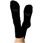 FellHerz 3er Pack Kuschel-Socken mit Bio-Baumwolle schwarz