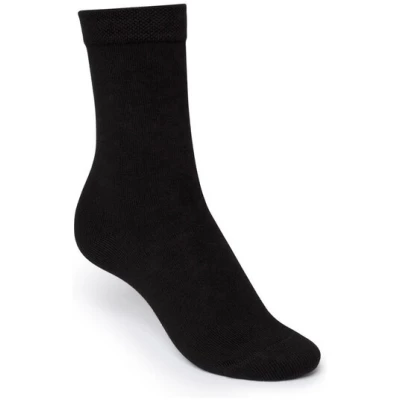 FellHerz 3er Pack Socken mit Bio-Baumwolle schwarz