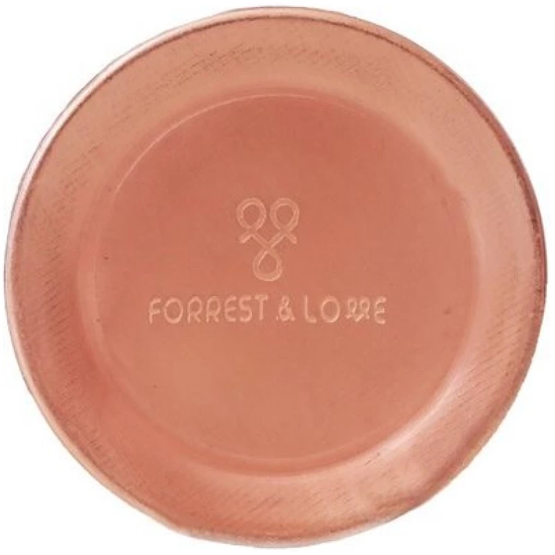 Forrest & Love Kupfer Trinkflasche Diamant-Muster 600ml