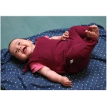 Frija Omina Baby-Strampler aus Bio-Musselin