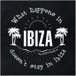 Gary Mash Baumwolltasche What happens in Ibiza