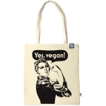 Gary Mash Baumwolltasche mit Veggie Vegan Spruch aus Biobaumwolle