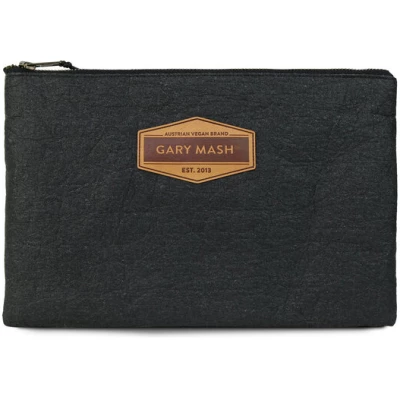 Gary Mash Piñatex® Clutch Handtasche schwarz