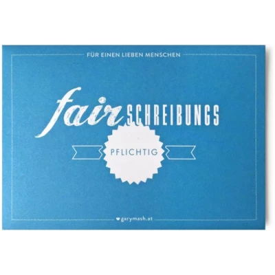 Gary Mash Postkarten "fair" 10er-Set mit Hülle