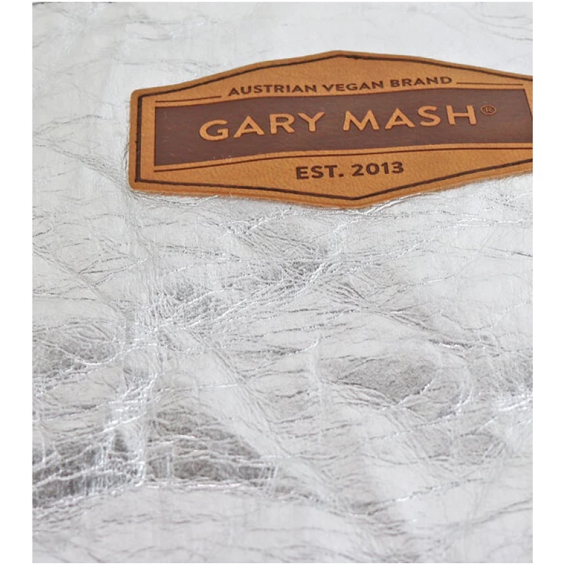 Gary Mash SnapPap Clutch Handtasche silber