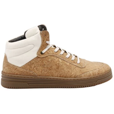 Grand Step Shoes Herren High Top Sneaker Stanley Kork/Bio-Baumwolle