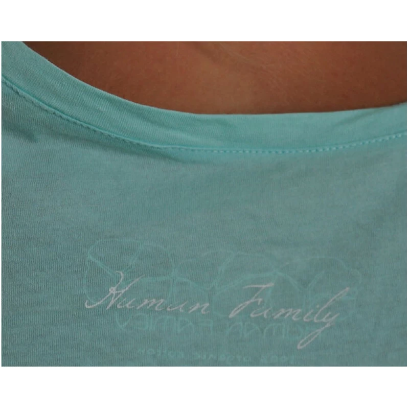 Human Family Kurzes, weit geschnittenes Damen T-Shirt - "Laid Back"