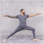 Jaya ROCKY DENIM - Bodyfitted Men`s T-Shirt für Yoga und Everyday