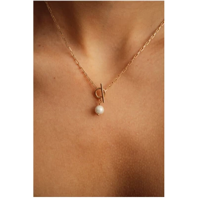 Jutelaune Pearl Chain Necklace