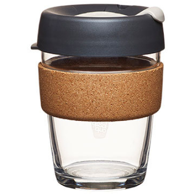 KeepCup Coffee to go Becher aus Glas mit Grifffläche aus Kork - Limited Edition - Medium 340ml