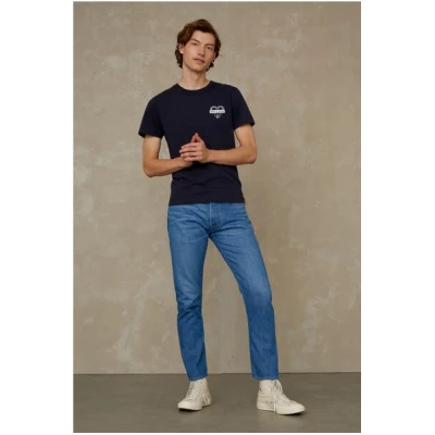Kings Of Indigo Slim-Fit Jeans aus Recycling und Bio Baumwolle - John - Clean Gleen Used