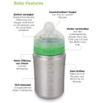 Klean Kanteen Babyflasche Baby Bottle Einwandig Edelstahl BPA Frei