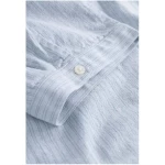 KnowledgeCotton Apparel Hemdkleid - Granddad Collar Shirt Dress - aus Bio-Baumwolle