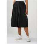 KnowledgeCotton Apparel Midirock - Poplin elastic waist skirt - aus Bio-Baumwolle