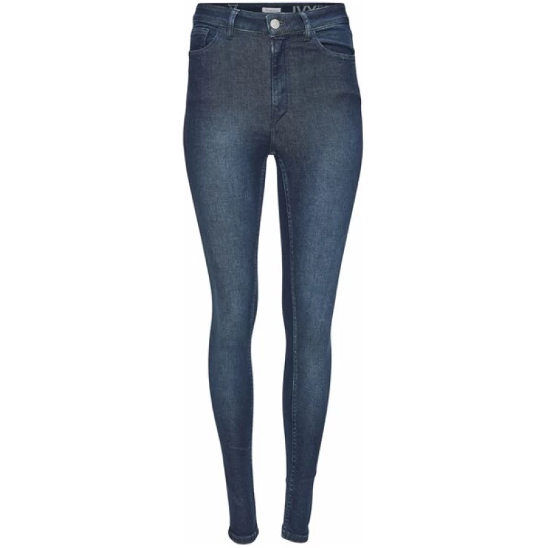 KnowledgeCotton Apparel Slim Jeans IVY Deep Blue mit Bio-Baumwolle