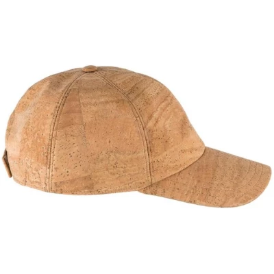 Kork-Deko Basballcap aus Kork | Cap Schirmmütze aus Kork - beige oder dunkelbraun
