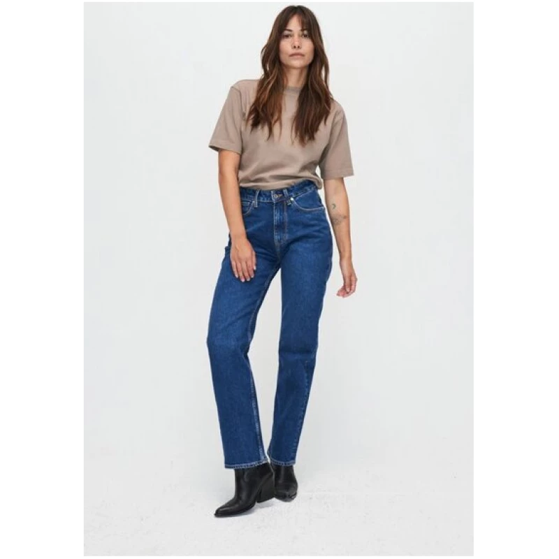 Kuyichi Straight Fit Jeans - Rosa - aus Biobaumwolle