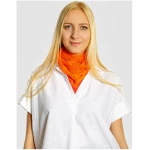 LANARTO slow fashion Halstuch Shine zweifarbig aus Bio-Baumwolle Feinstrick made in germany