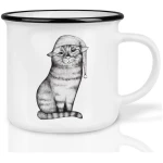 LIGARTI Keramiktasse - Gute Nacht Katze