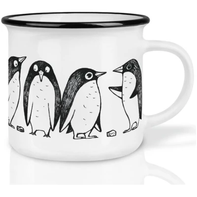 LIGARTI Keramiktasse - Pinguin Love Story
