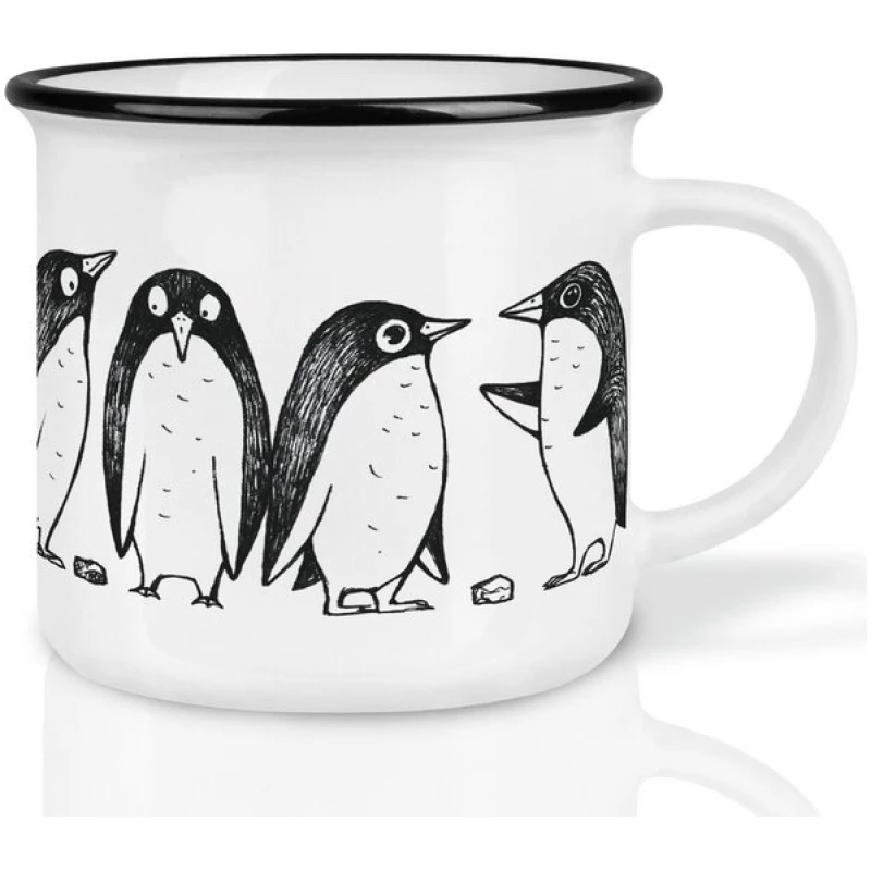 LIGARTI Keramiktasse - Pinguin Love Story