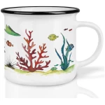 LIGARTI Keramiktasse - Unterwasserwelt