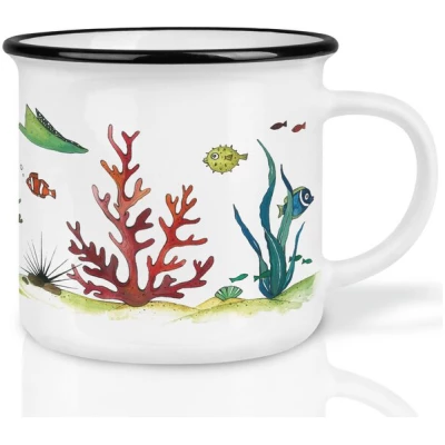 LIGARTI Keramiktasse - Unterwasserwelt