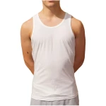 Leela Cotton Herren Tanktop 4 Farben Unterhemd Bio-Baumwolle Achselhemd