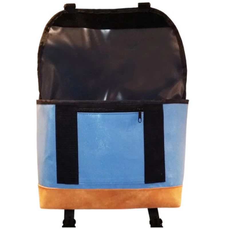 Leonca Messenger Bag aus Turnmatte & Lederboden oder Lederdeckel