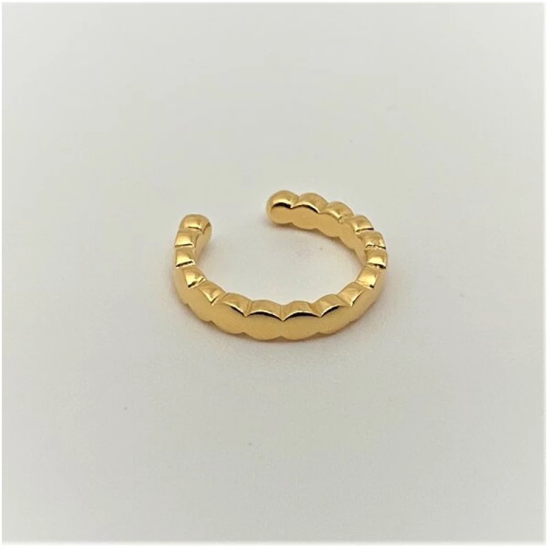 MOANINA Ohrring Earcuff Calobra - 925 Silber/18k Gold Vermeil