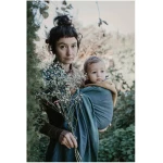 Mama Nuka- Dein Babytragetuch Veganer Ring Sling "Undine" 100% Bio-Baumwolle