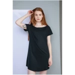 Mantis Damen Top Langes T-Shirt T-Shirt Kleid Strandshirt Nachthemd