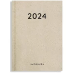 Matabooks Nachhaltiger A6 Jahresplaner Samaya 2024 Farbe: Nature S (DE/EN)