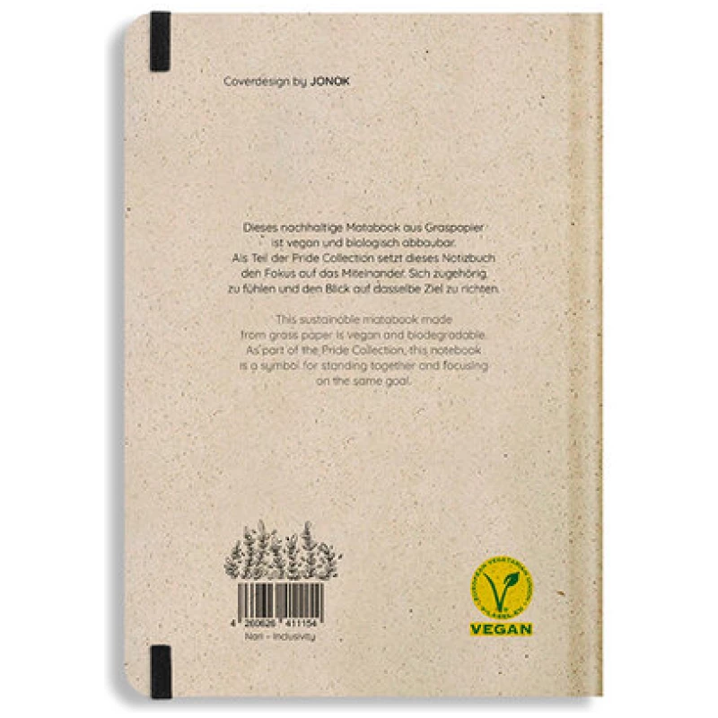Matabooks Nachhaltiges Notizbuch A5 - Nari "Inclusivity"