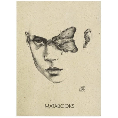 Matabooks Postkarte Graspapier - "Moths and Myths"