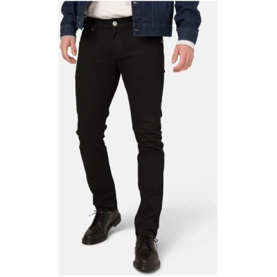 Mud Jeans Jeans Slim Fit - Lassen - dip dry black