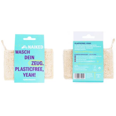NAIKED Spülschwamm aus Luffa | plastikfrei | kompostierbar