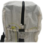 Nyuzi Blackwhite Weekender | Upcycling Sporttasche recycelt aus Zementsäcken - fairtrade