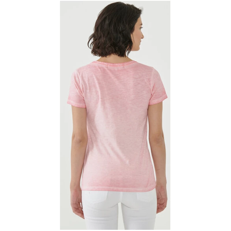 ORGANICATION Cold Pigment Dyed T-shirt aus Bio-Baumwolle mit Print