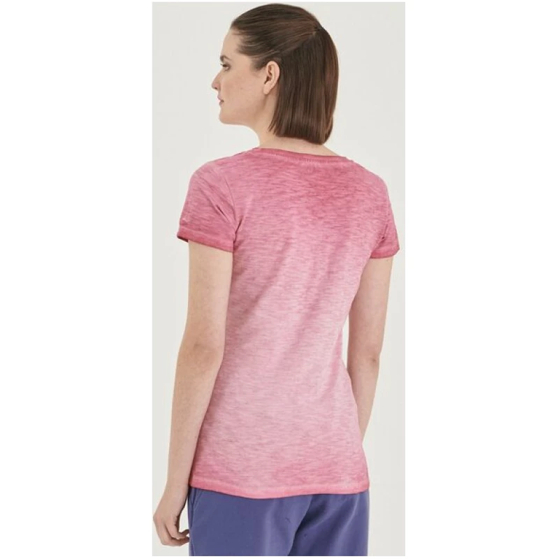 ORGANICATION Garment Dyed T-Shirt aus Bio-Baumwolle mit Hase-Print