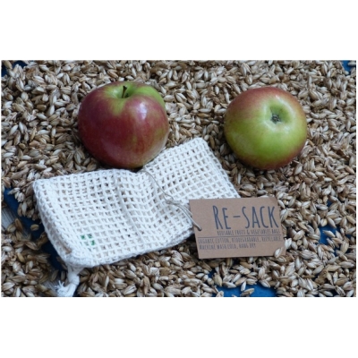 Obst und Gemüsenetz aus Biobaumwolle Re-Sack small