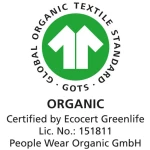 People Wear Organic Overall/ Strampler "Elefant ", weiß/bedruckt, aus 100% Baumwolle (Bio)