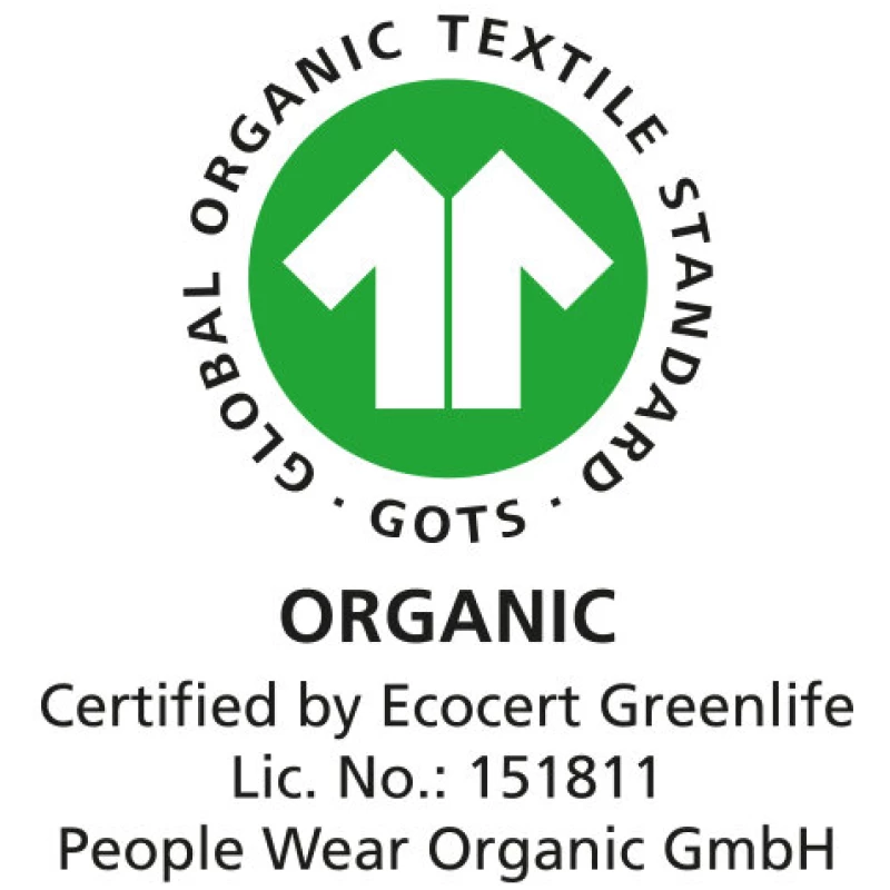 People Wear Organic Overall/ Strampler "Elefant ", weiß/bedruckt, aus 100% Baumwolle (Bio)