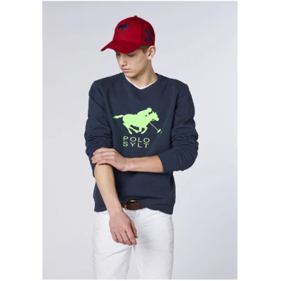 Polo Sylt Sweater mit Label-Motiv