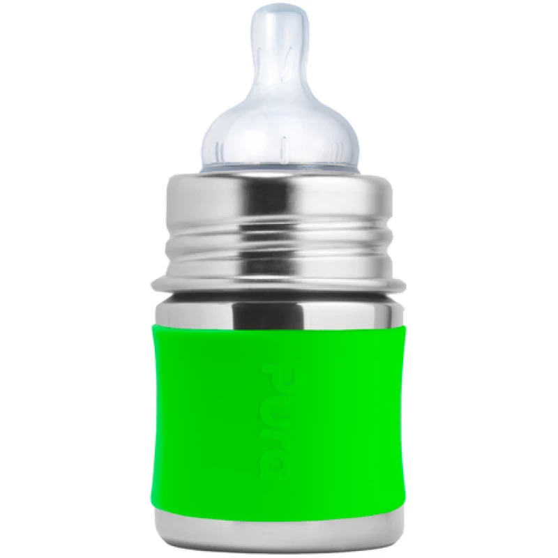 Pura Kiki Babyflasche 125 ml mit Silikon-Sleeve